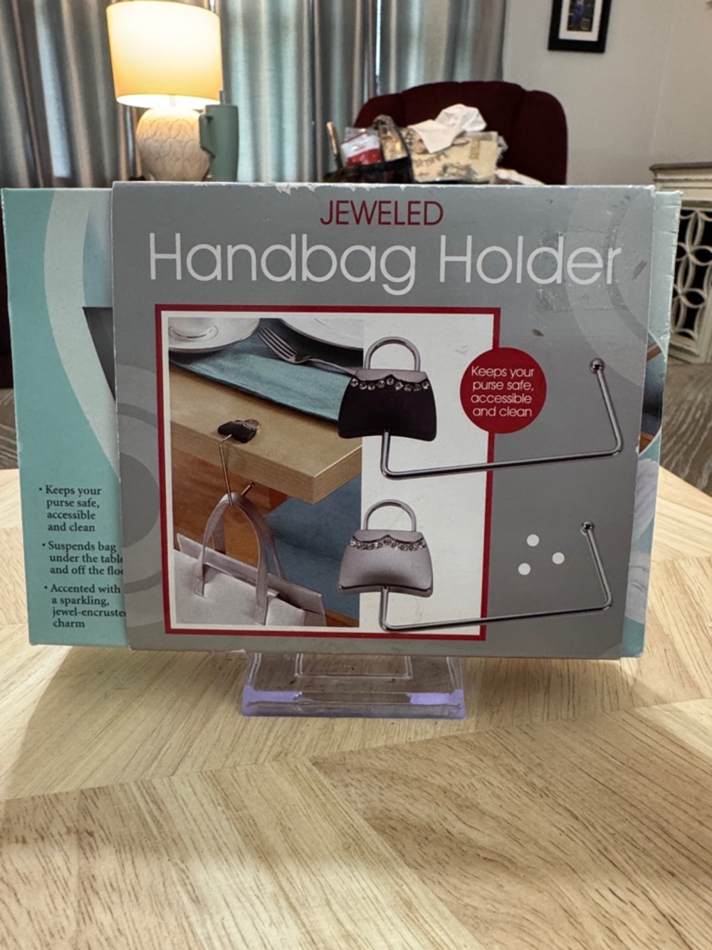 Handbag Holder - Silver